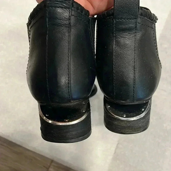 [38/7.5”]Alexander  Wang Kori Black Leather Chelsea Ankle Boots - Picture 6 of 10